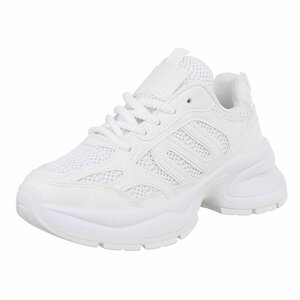 Witte lage sneaker Saakie