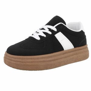 Zwarte lage sneaker Kitty