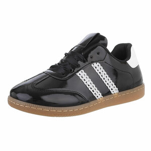 Zwarte lage sneaker Zeta