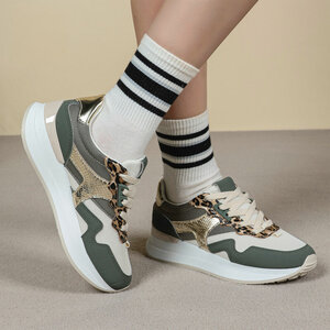  Lage groene sneaker Christiana