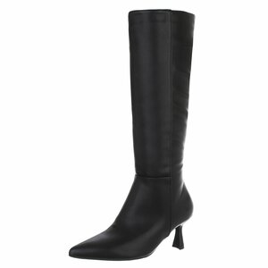 Hoge zwarte laars Clarissa