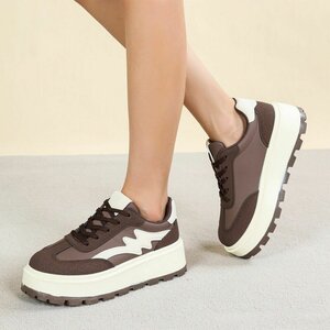 Bruine lage sneaker Ceyla