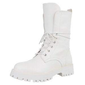 Witte boot Aggy