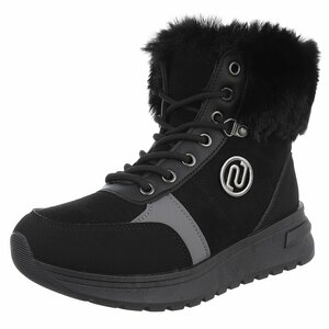 Zwarte daimen winterboot Dietie