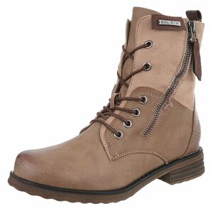 Kaki bruine boot Christien