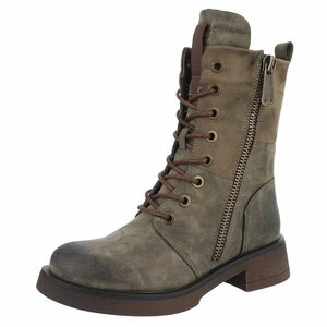 Donker groene boot Cobie