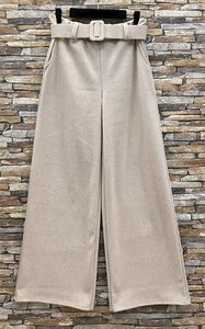 Beige palazzo broek
