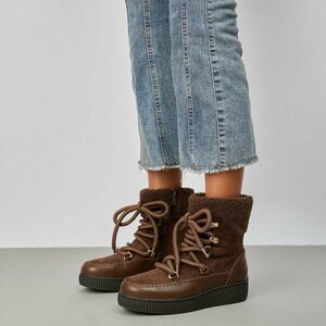 Bruine winterboot Ciera