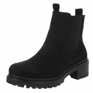 Zwarte suede Chelsea boot Chesna