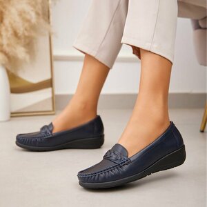 Mocassins bleus foncés Daphne