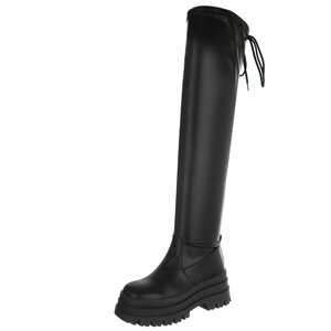 Bottes cuissardes noires pour femmes Deborah 