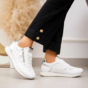 Witte lage sneaker Jenara