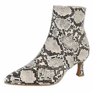 Enkellaarsje Cinzia met slangenprint