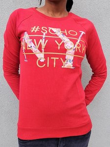 Casual sweat shirt Soho New York City.